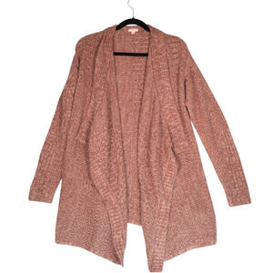 BP Cardigan Sweater Womens Large Pink Gorgeous Knit Work Soft Girl Boho